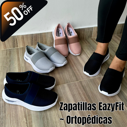 Zapatillas EazyFit ~ Ortopédicas (Ultra Ligeras - Adiós a los Cordones)